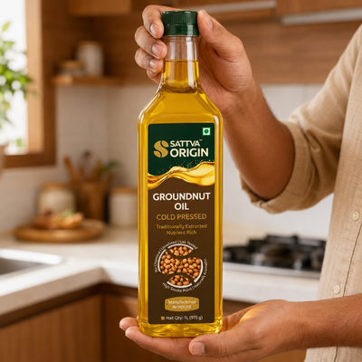 Cold-Pressed Groundnut Oil