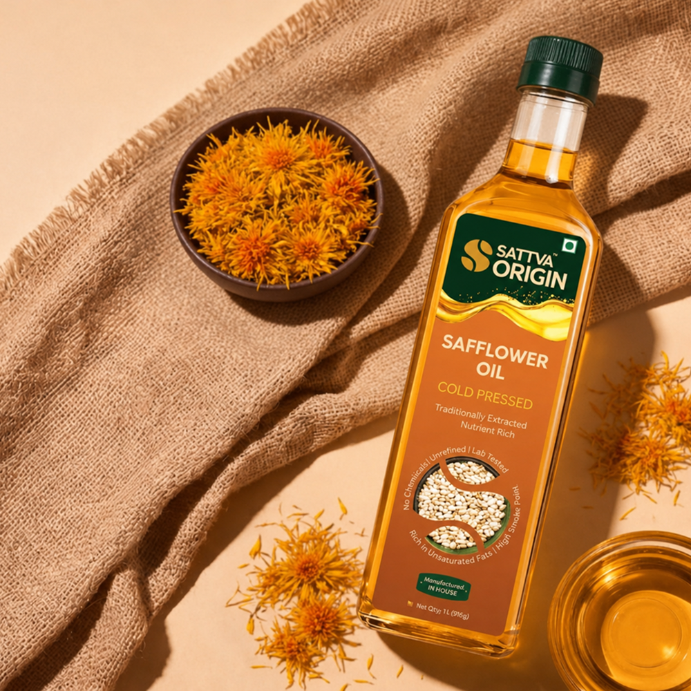 Cold-Pressed Kardai Safflower Oil