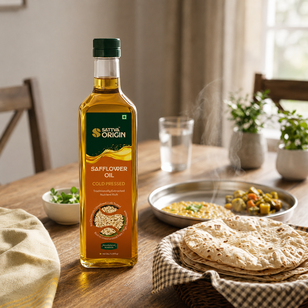 Cold-Pressed Kardai Safflower Oil