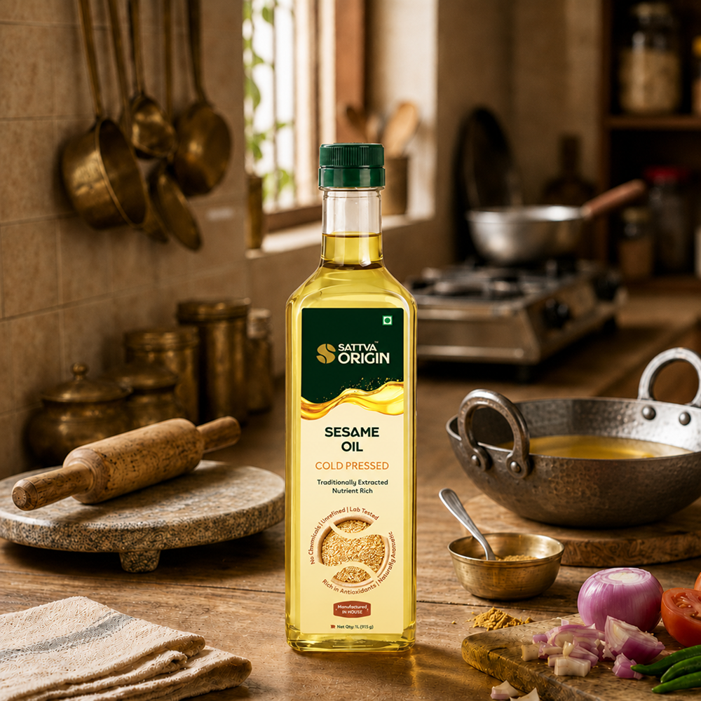 Cold-Pressed Sesame Oil