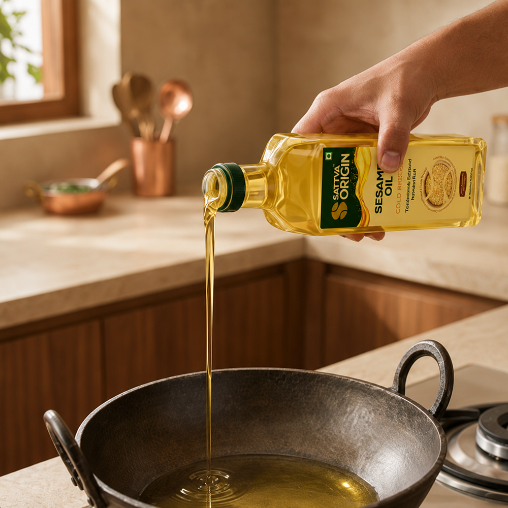 Cold-Pressed Sesame Oil