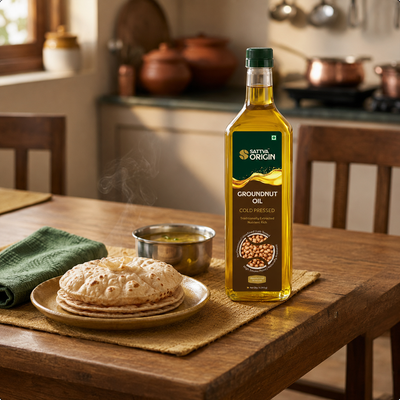 Cold-Pressed Groundnut Oil