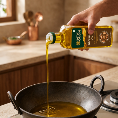 Cold-Pressed Groundnut Oil