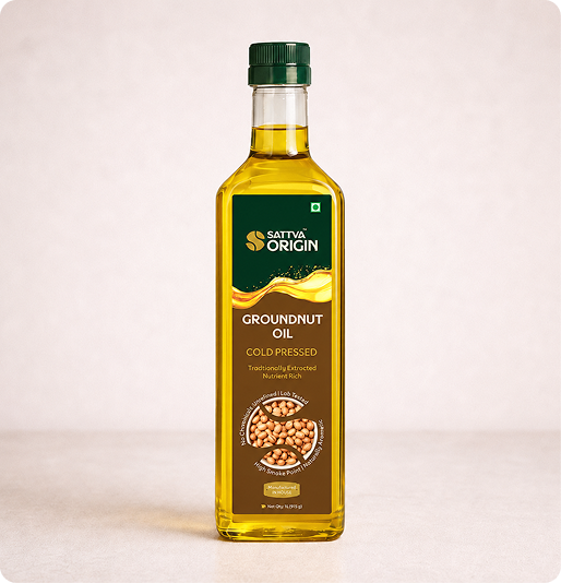 Cold-Pressed Groundnut Oil