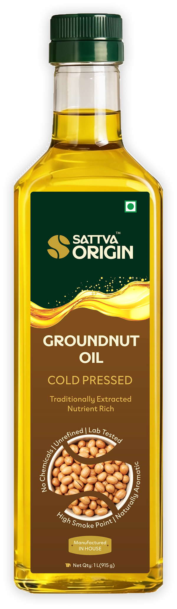 Cold-Pressed Groundnut Oil